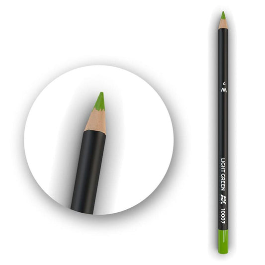 AK Interactive weathering watercolour pencil Light Green