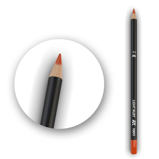 AK Interactive weathering watercolour pencil Light Rust