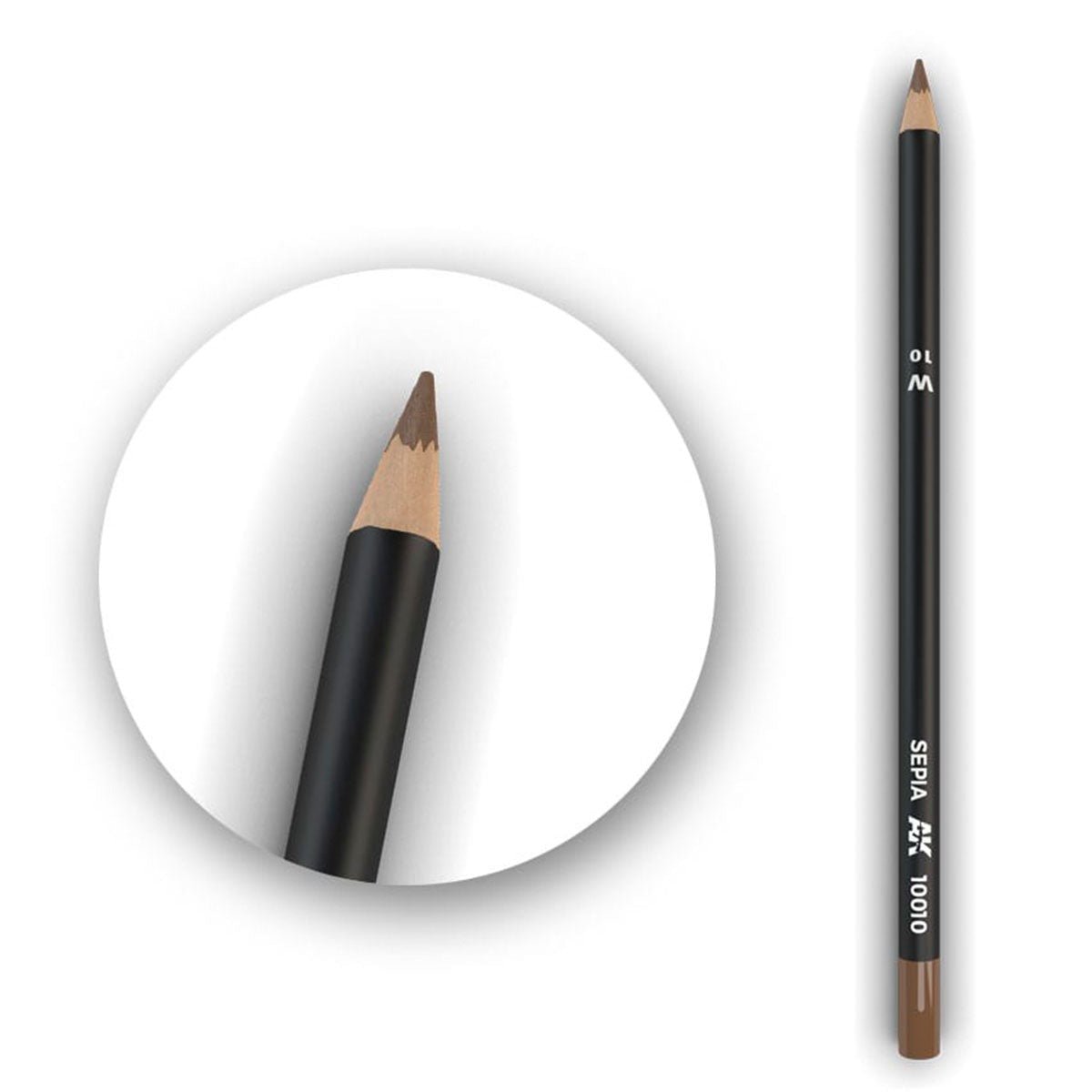 AK Interactive weathering watercolour pencil Sepia