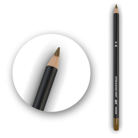 AK Interactive weathering watercolour pencil Streaking Dirt