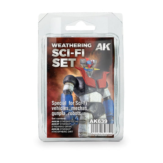 AK Interactive Weathering Sci-Fi Set weathering set for scale models