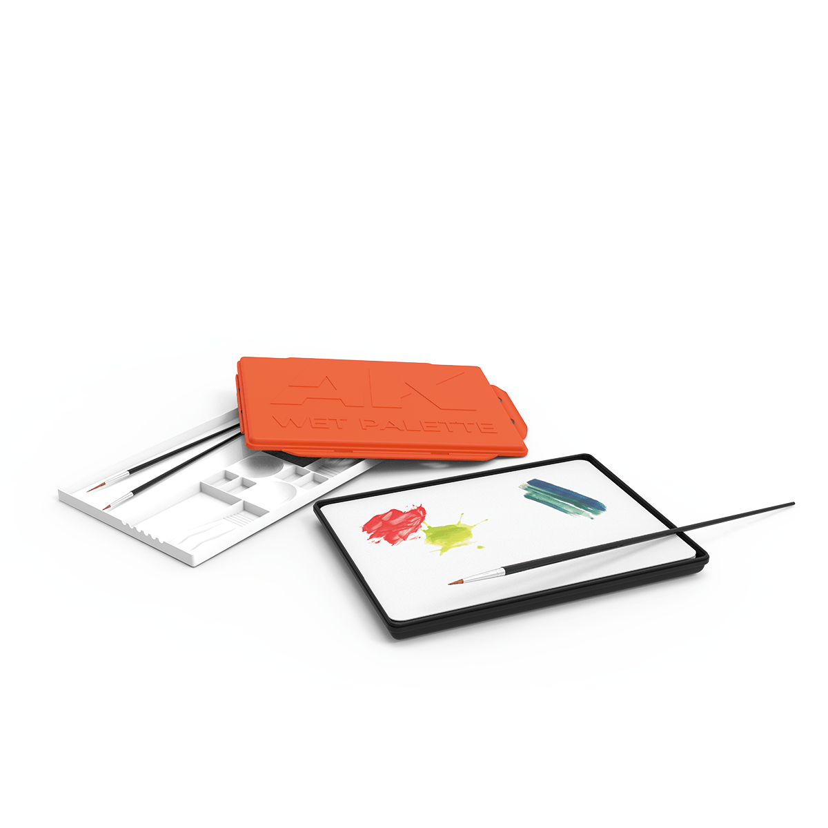 AK Interactive - Wet Palette with 40 Paper Sheets and 2 Wipes - Loaded Dice