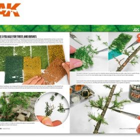 AK Learning 10 Mastering Vegetation spread on foliage for trees and bushes, with step-by-step photos