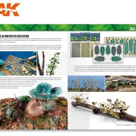 AK Learning 10 Mastering Vegetation spread on photo-etched vegetation, finished with a jungle diorama