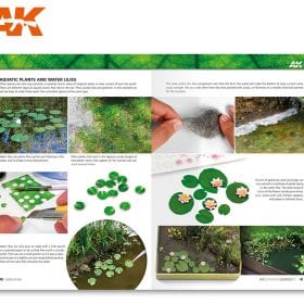 AK Learning 10 Mastering Vegetation spread on aquatic plants and water lilies for a pond scene