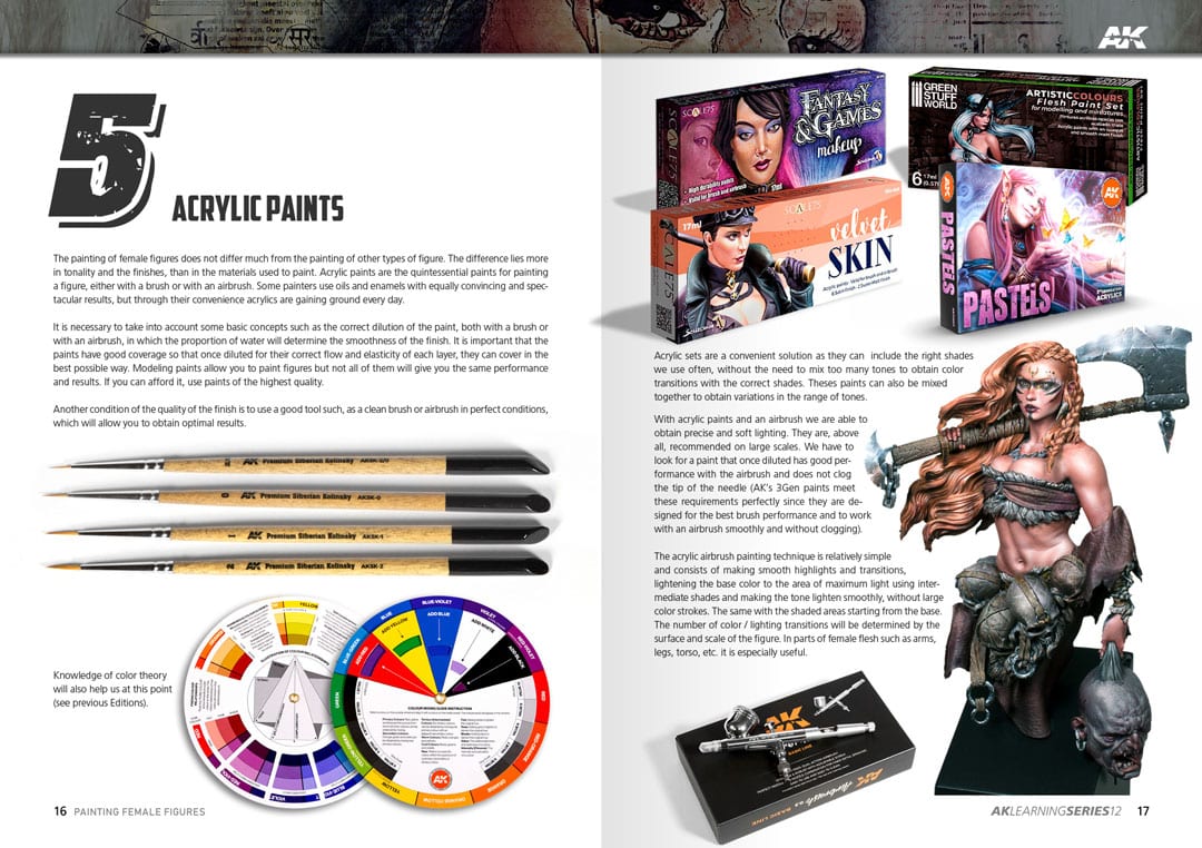 AK Learning 12 Painting Female Figures - Loaded Dice