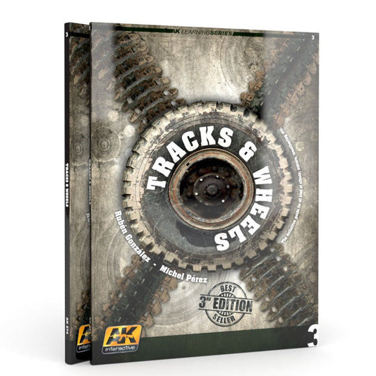 AK Learning 3 Tracks & Wheels (English) modelling book from AK Interactive