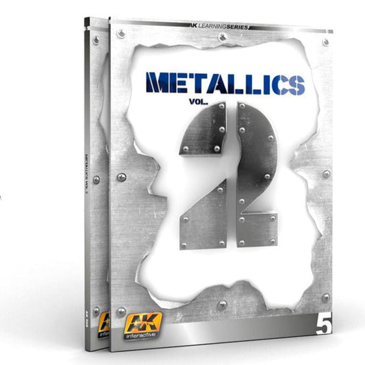 AK Learning 5 Metallics Vol 2 modelling book from AK Interactive