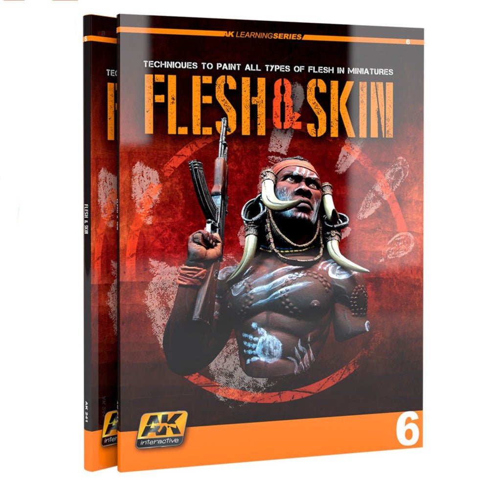 AK Learning 6 Flesh and Skin (English) modelling book from AK Interactive