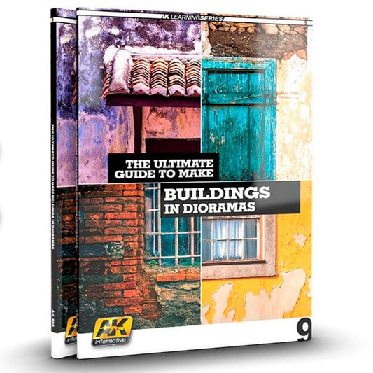 AK Learning 9 Guide to Make Buildings in Dioramas (English) modelling book from AK Interactive