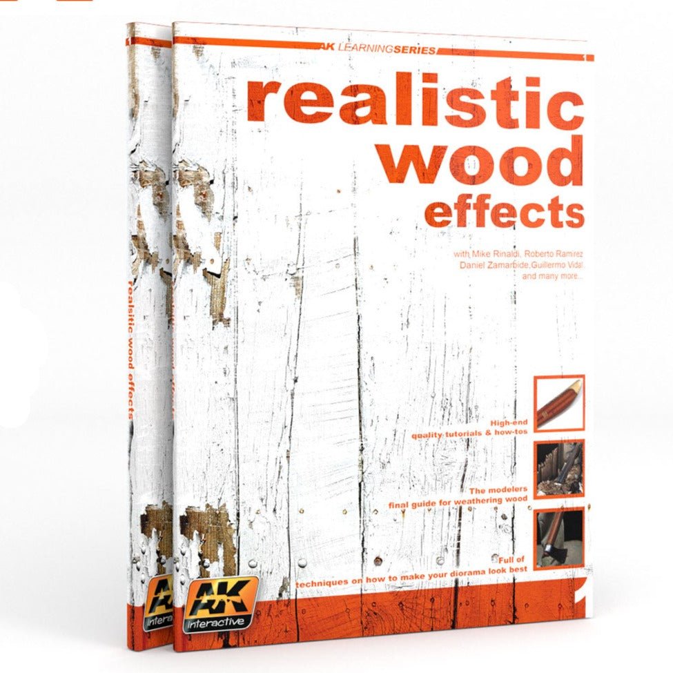 AK Learning Realistic Wood Effects (English) modelling book from AK Interactive