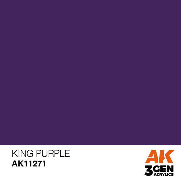 AK Interactive 3rd Gen Acrylic - King Purple Color Punch AK11271 - Loaded Dice