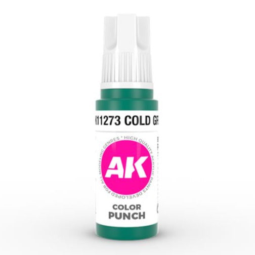 AK Interactive 3rd Gen Acrylic - Cold Green Color Punch AK11273 - Loaded Dice Barry Vale of Glamorgan CF64 3HD