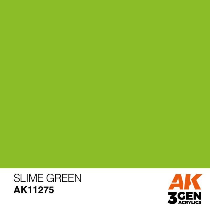 AK Interactive 3rd Gen Acrylic - Slime Green Color Punch AK11275 - Loaded Dice