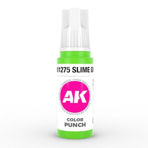 AK Interactive 3rd Gen Acrylic - Slime Green Color Punch AK11275 - Loaded Dice