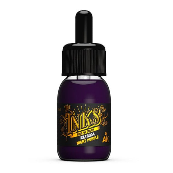 AK Interactive - The Inks - Night Purple AK16004 - Loaded Dice