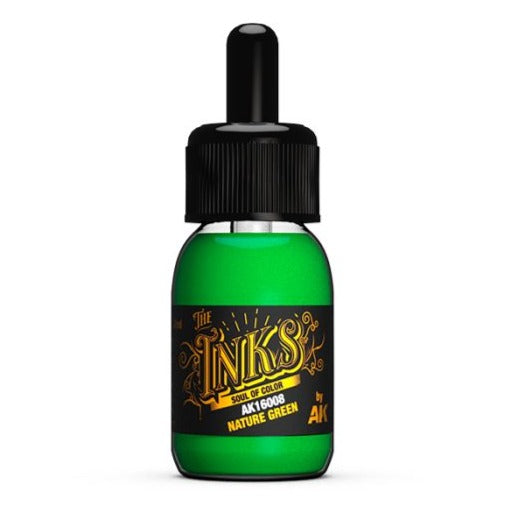 AK Interactive - The Inks - Nature Green AK16008 - Loaded Dice