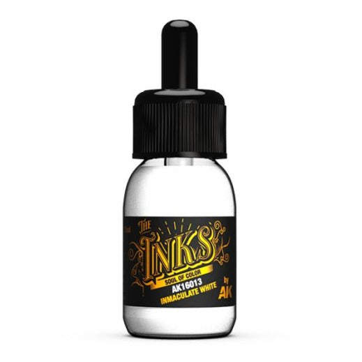 AK Interactive - The Inks - Inmaculate White AK16013 - Loaded Dice