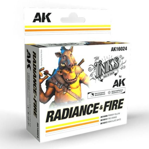 AK Interactive - The Inks - Radiance & Fire AK16024 - Loaded Dice Barry Vale of Glamorgan CF64 3HD