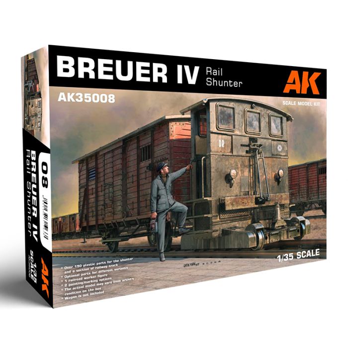 [PRE ORDER] AK Interactive Breuer IV Rail Shunter 1/35 - AK35008 - Loaded Dice Barry Vale of Glamorgan CF64 3HD