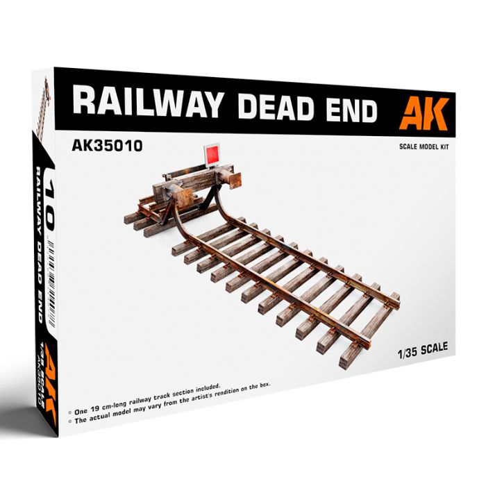 [PRE ORDER] AK Interactive Railway Dead End 1/35 - AK35010 - Loaded Dice Barry Vale of Glamorgan CF64 3HD