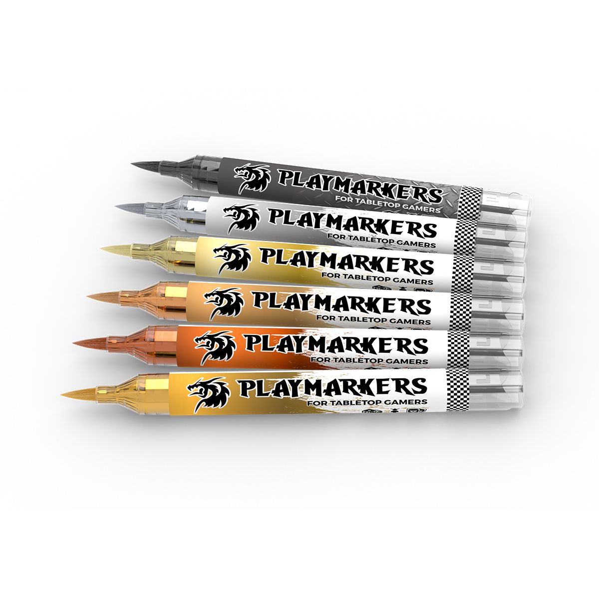 AK Interactive Playmarkers Set - Full Metal - Loaded Dice
