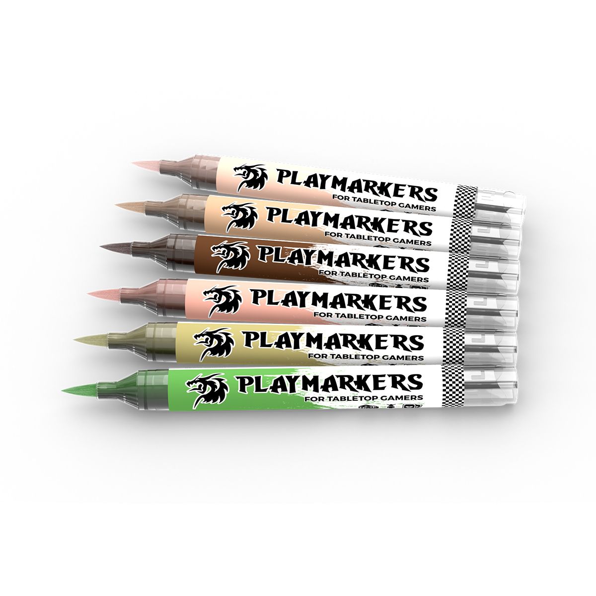 AK Interactive Playmarkers Set - Skin & Flesh Tones - Loaded Dice