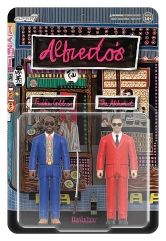 Super7 Alfredo ReAction 2-pack of Freddie Gibbs and The Alchemist on Alfredo's card
