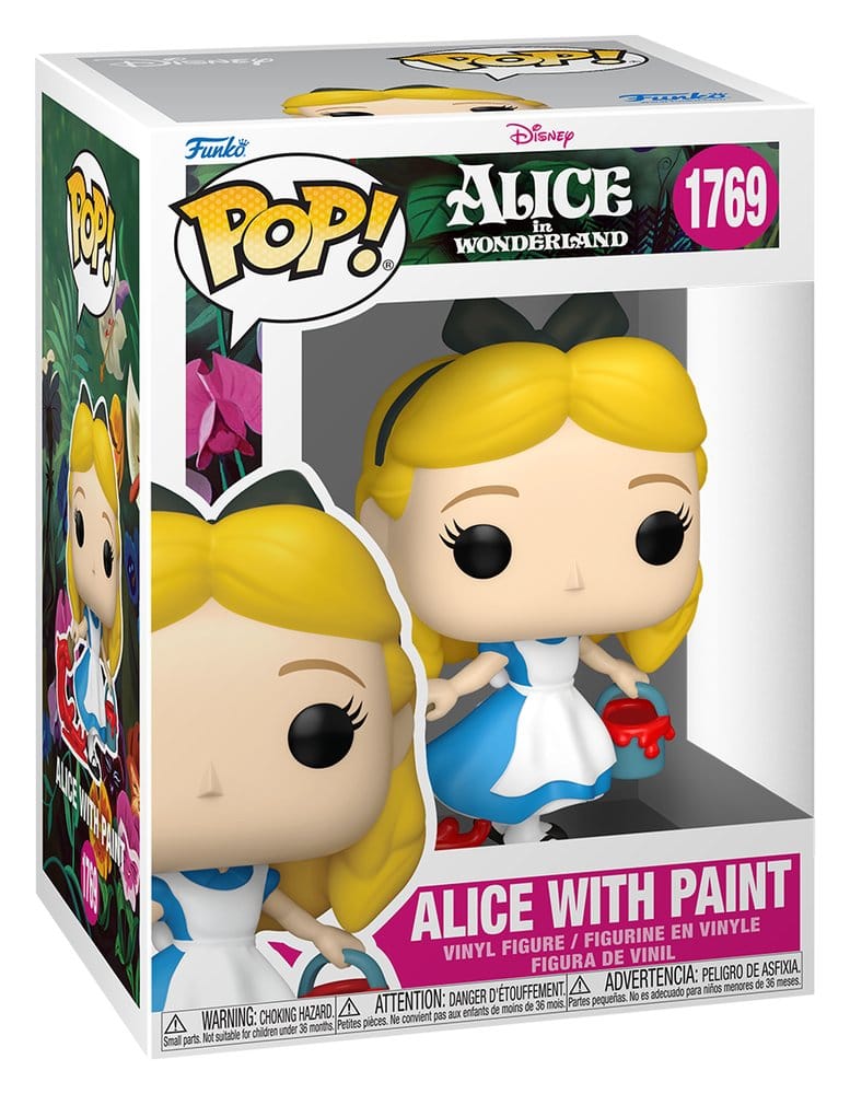 Alice in Wonderland Funko POP! 1769 Alice with Paint vinyl figure in its window display box
