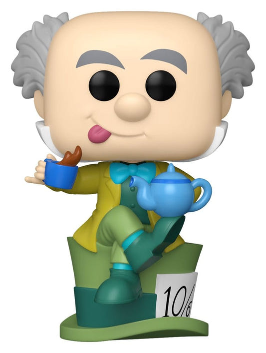 Funko POP! Mad Hatter vinyl figure from Disney's Alice in Wonderland holding a teacup and teapot
