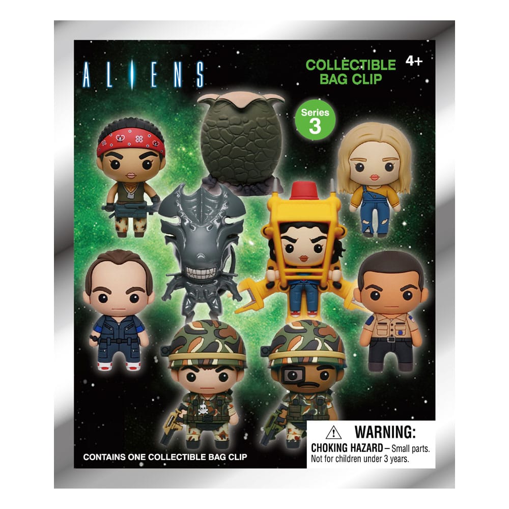 Alien 3D PVC Bag Clip Series 3 - Loaded Dice
