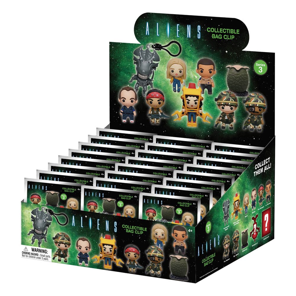 Alien 3D PVC Bag Clip Series 3 - Loaded Dice