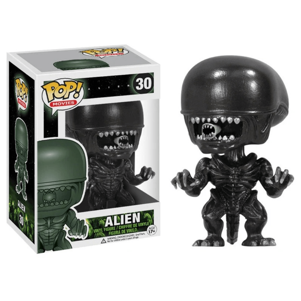Funko POP! Movies Alien xenomorph vinyl figure number 30 shown with its window box