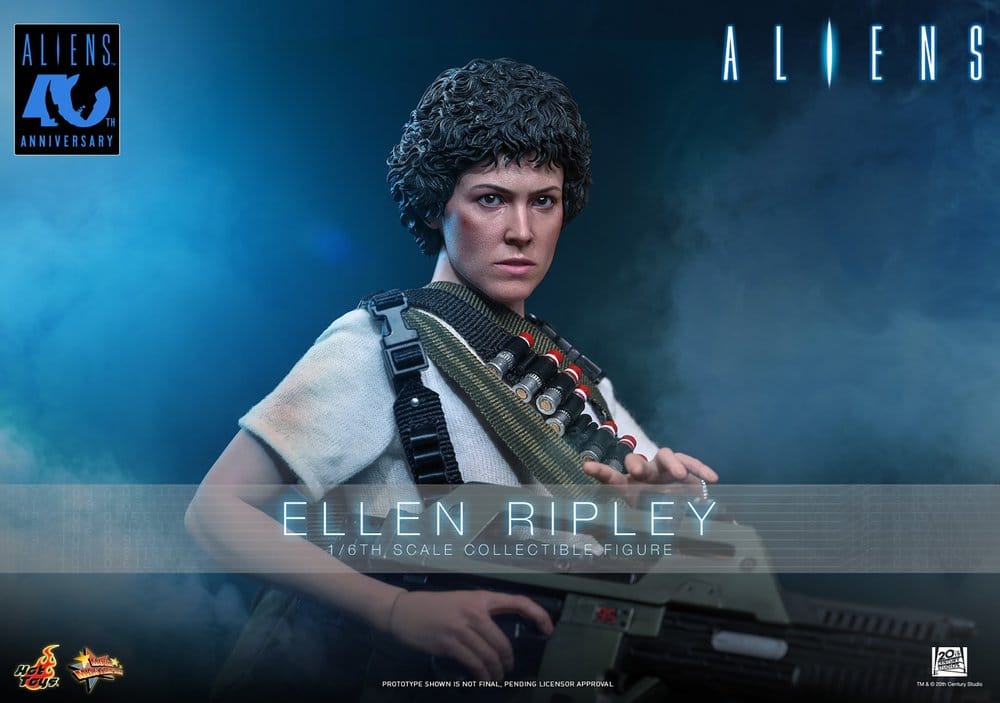 Hot Toys Aliens 40th anniversary Ellen Ripley sixth scale figure promotional banner