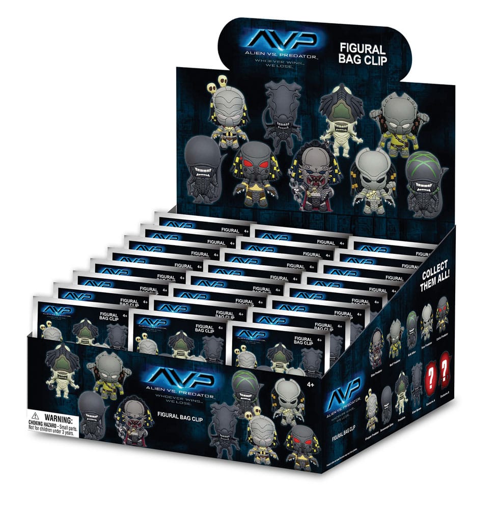 Alien vs. Predator 3D PVC Bag Clips - Loaded Dice