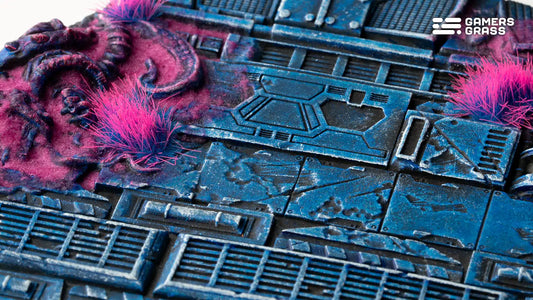 Gamers Grass Alien Infestation Round Base - 100mm (x1) - Loaded Dice