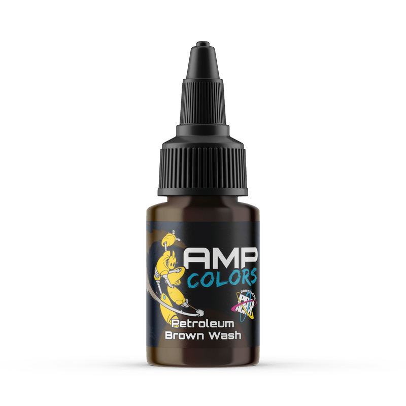Army Painter AMP Colors: Pretoleum Brown Wash - 22ml