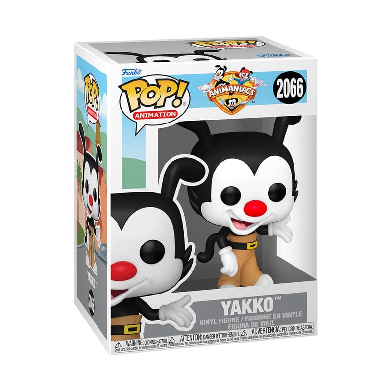 Funko Pop! Animaniacs Yakko vinyl figure 2066 in its window display box