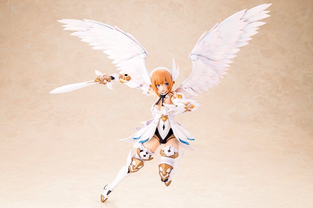 Arcanadea Grande Scale Lumitea lunging with sword, wings outstretched