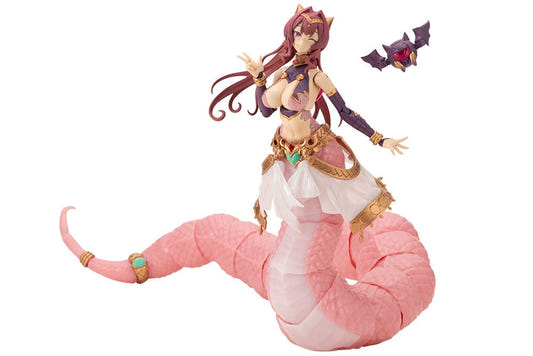 Kotobukiya Arcanadea Meltina lamia model kit with long pink serpent tail, front view