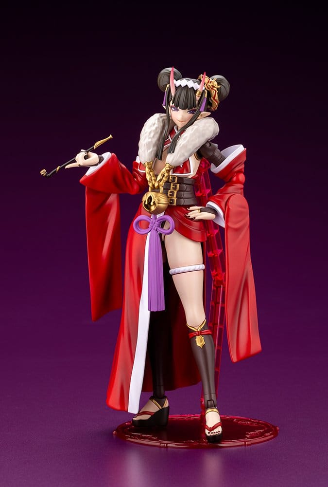 Arcanadea Ornela Disguised Form in red kimono holding a long pipe, on base