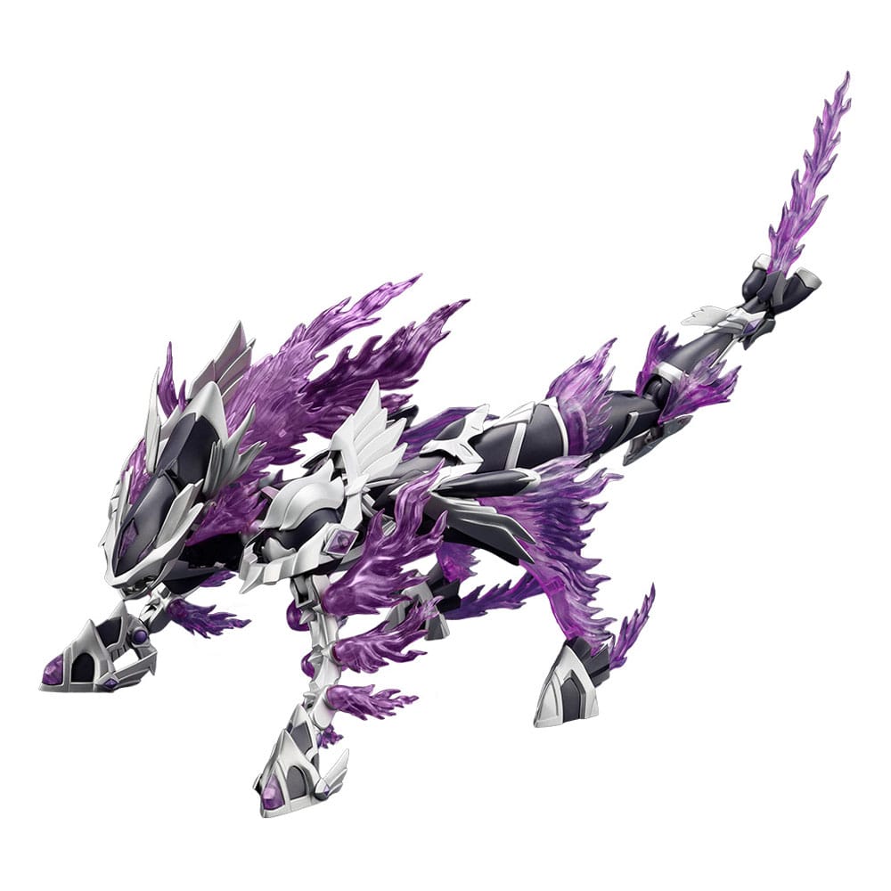 Kotobukiya Arcanadea XenoAlma Explode Volcalion in black and purple Monster form, white background