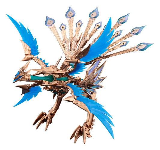 Kotobukiya Arcanadea XenoAlma Orage Pavorea in Monster Mode, peacock beast with blue wings
