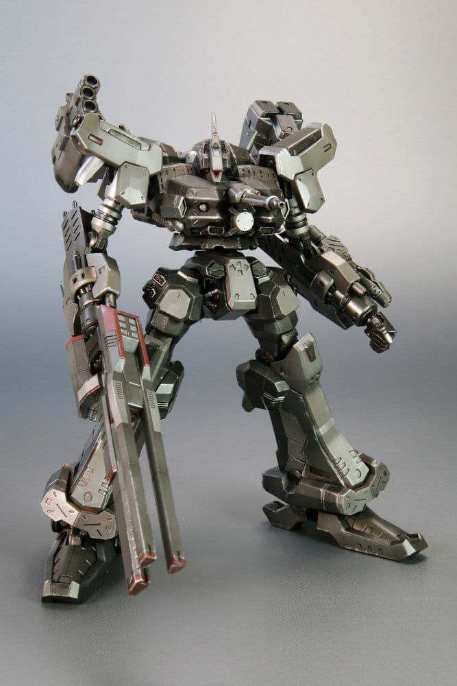 Kotobukiya Armored Core CR-C90U3 built kit front view on grey backdrop