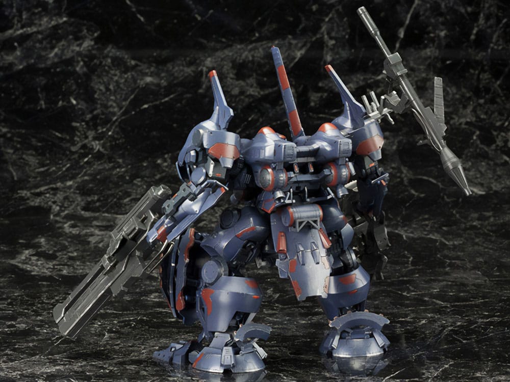 Kotobukiya Hanged Man 1/72 kit rear view showing back-mounted weapons, Armored Core V