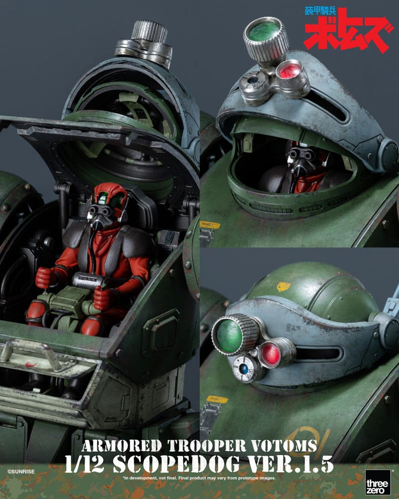 Armored Trooper Votoms Robo-Dou Action Figure Strikedog 16 cm