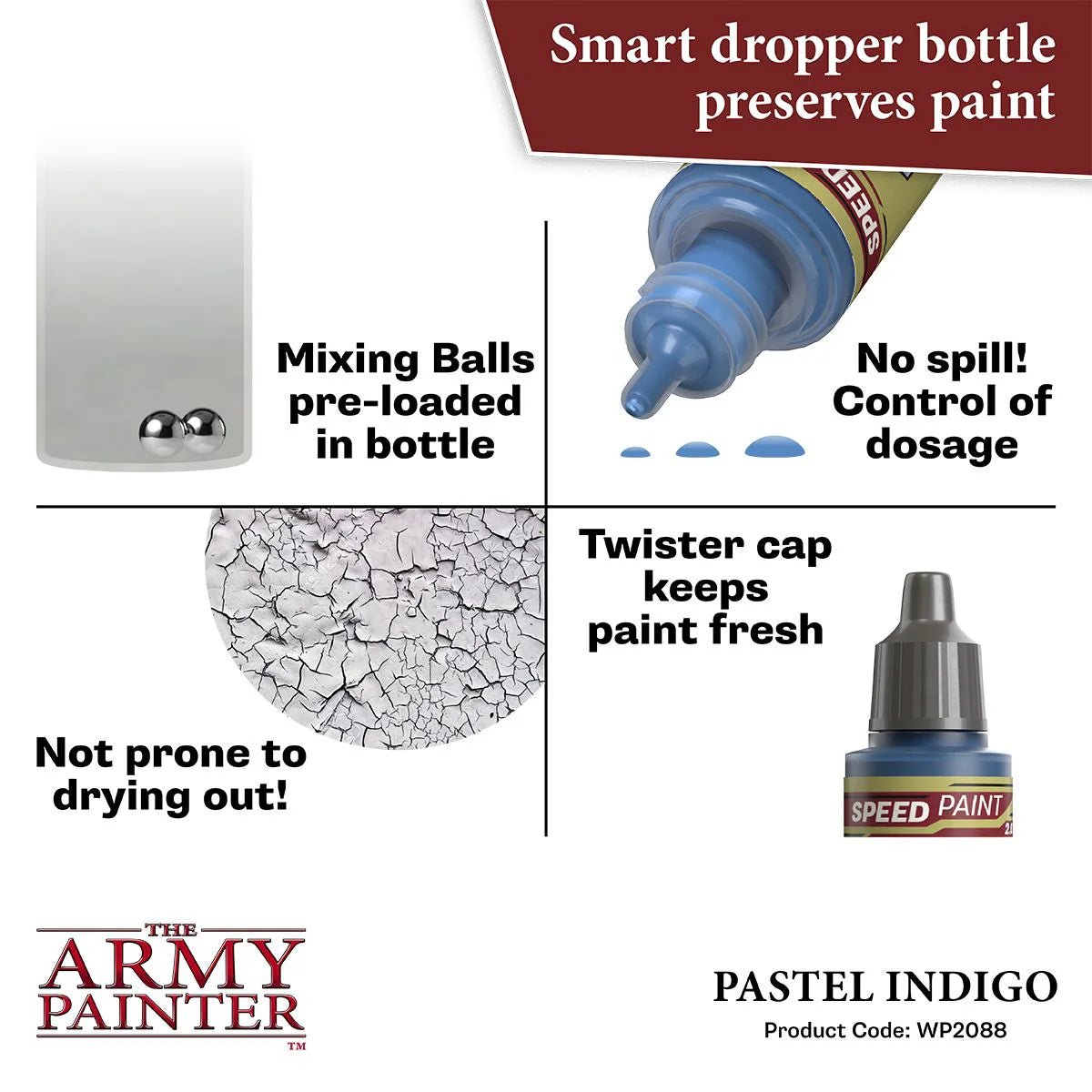Army Painter Speedpaint 2.0 - Pastel Indigo WP2088 - Loaded Dice