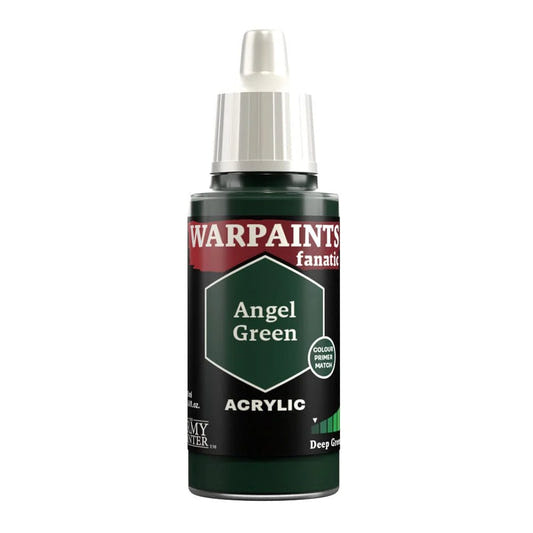 Army Painter Warpaints Fanatic Angel Green 18ml dropper bottle
