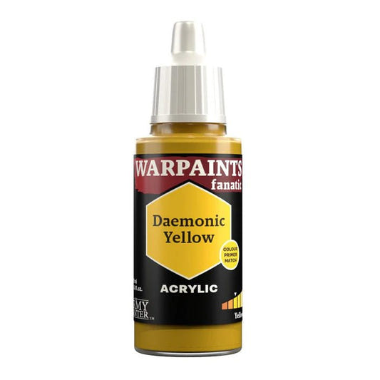 Army Painter Warpaints Fanatic Daemonic Yellow 18ml dropper bottle