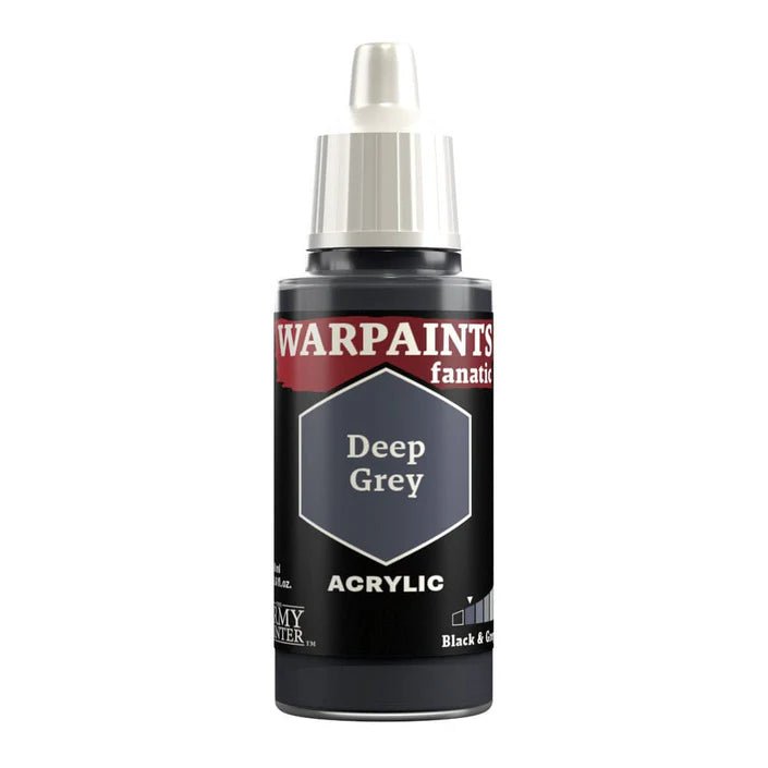 Army Painter Warpaints Fanatic Deep Grey 18ml dropper bottle